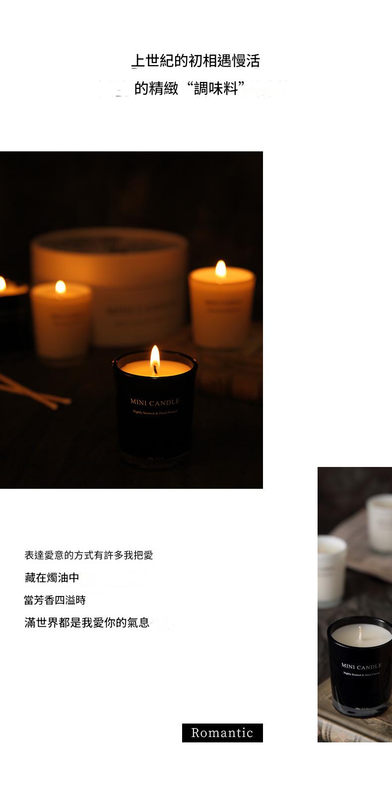 Candle with text in a dark setting