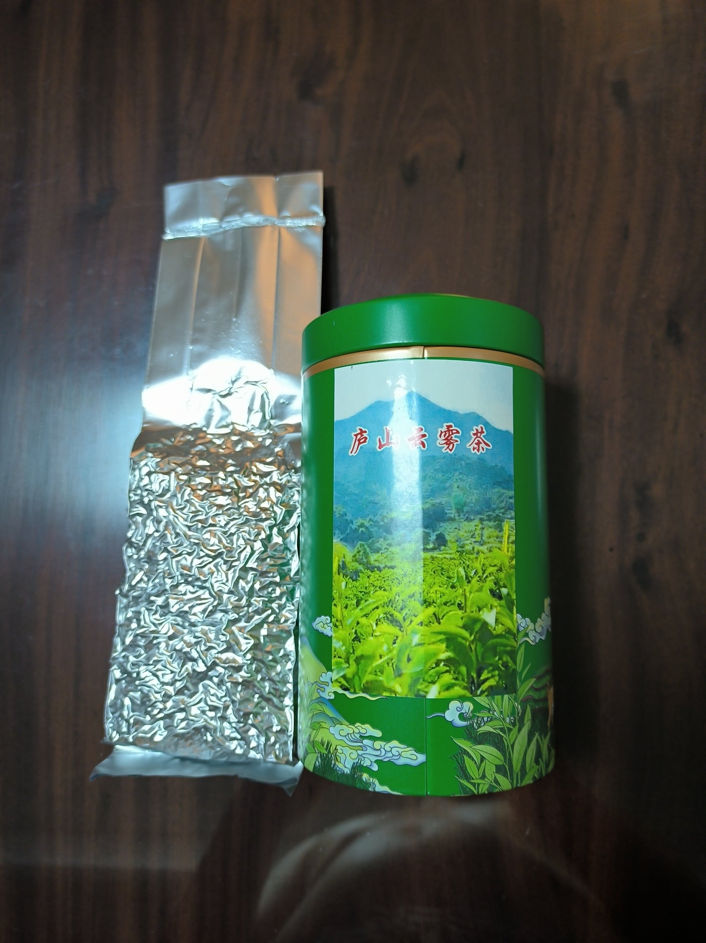 廬山雲霧有機綠茶 · 雲巔靈韻 Lushan Yunwu Organic Green Tea · Essence of Misty Peaks 100g
