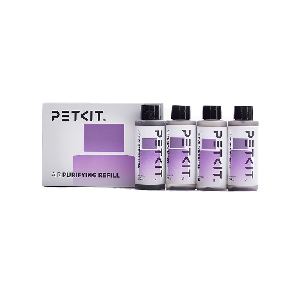 PETKIT – Deodorizing & Sterilizing Purifying Solution for Pura X / Pura Max, 50ml × 4 Bottles PETKIT - Pura X/Pura Max專用除臭滅菌淨化液50ml x 4支