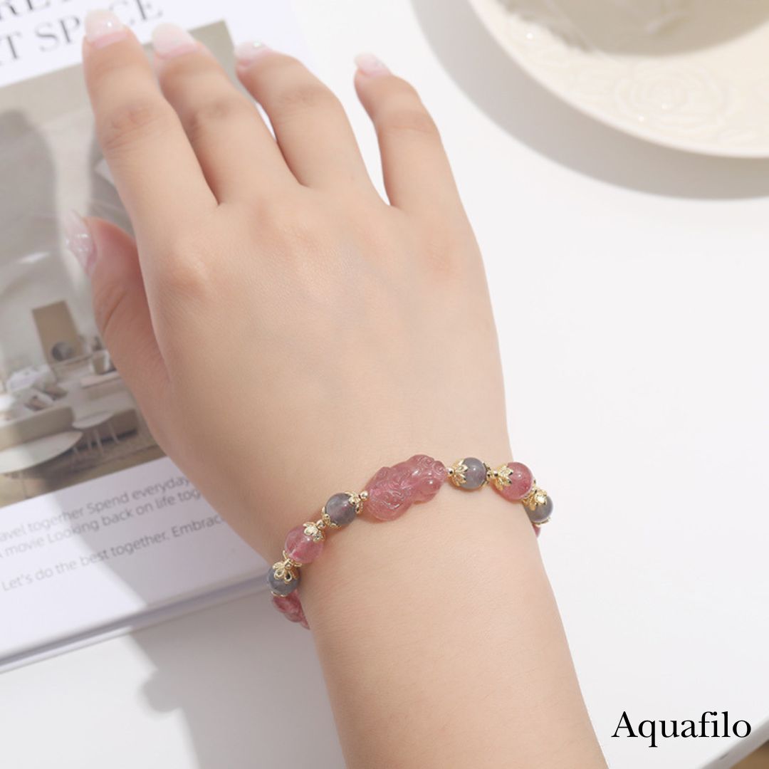 Blossom of Fortune · Amber Whisper Bracelet