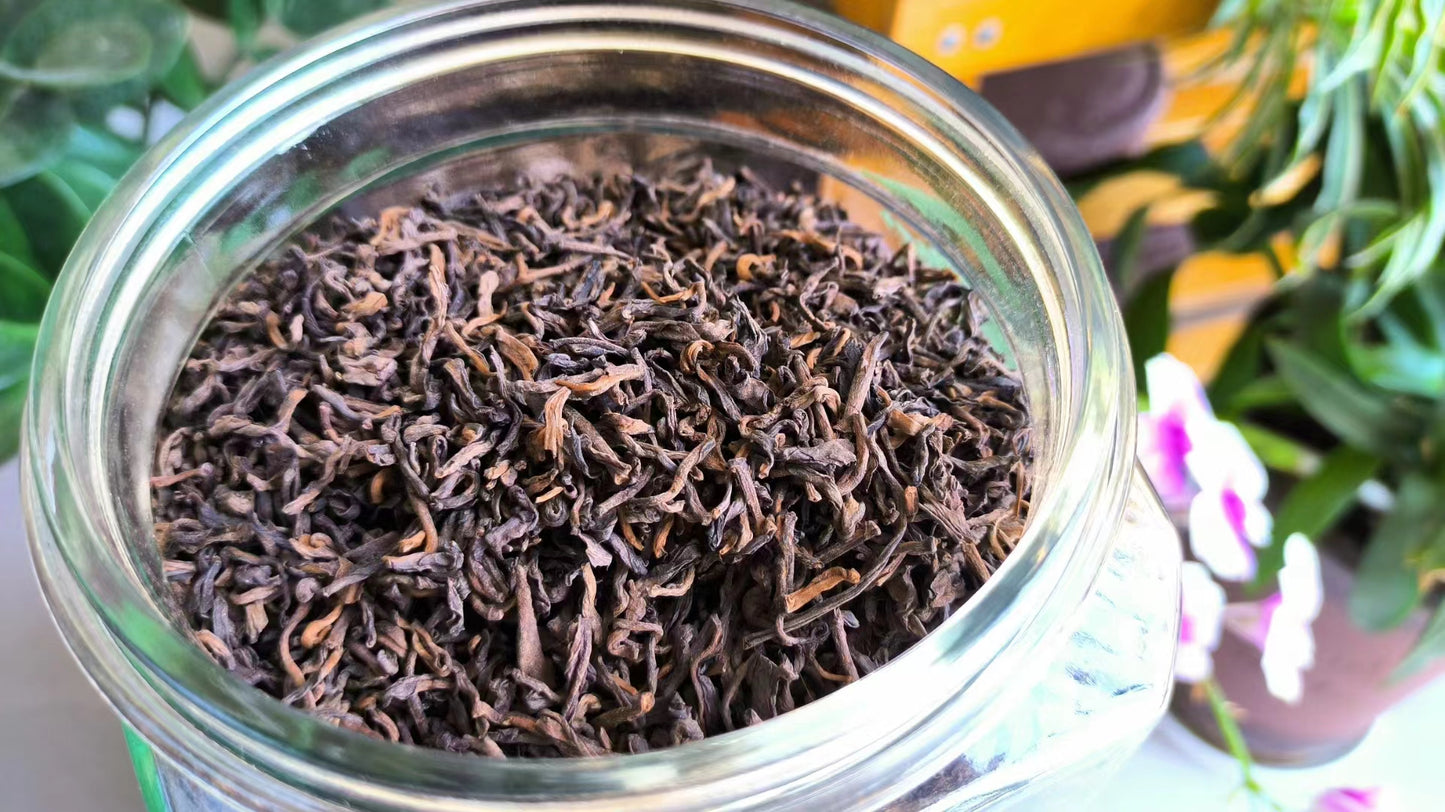 【2005雲南南糯山樟香老熟普 · 歲月凝香】2005 Nannuo Mountain Camphor-Aged Ripe Pu-erh · Liquid Amber