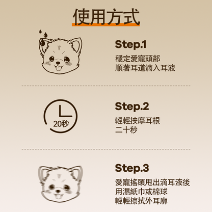O'dless Ear Cleaning Solution 118ml O'dless 寵物潔耳液 118ml 香港製造