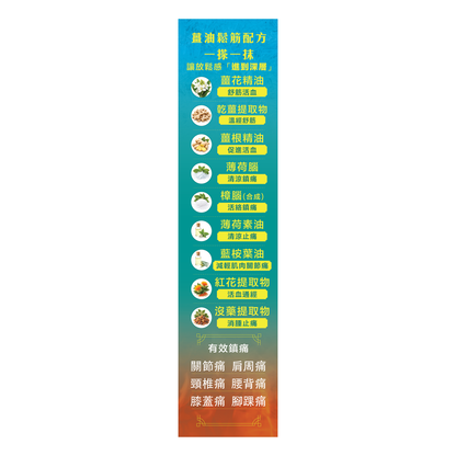 萬寧有售 香港原裝正貨 G&D 古丹冷熱薑鬆油50ML