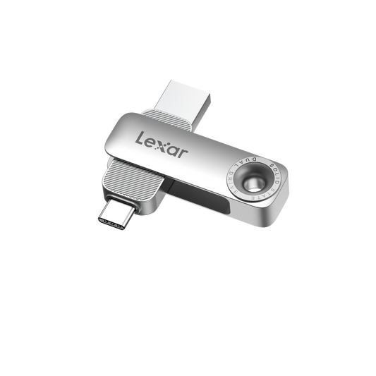 Lexar® JumpDrive® Solid State Dual Drive D50E USB 3.2 Gen 1 Type-C (5-year limited warranty, 400MB/s max read, 400MB/s max write)
