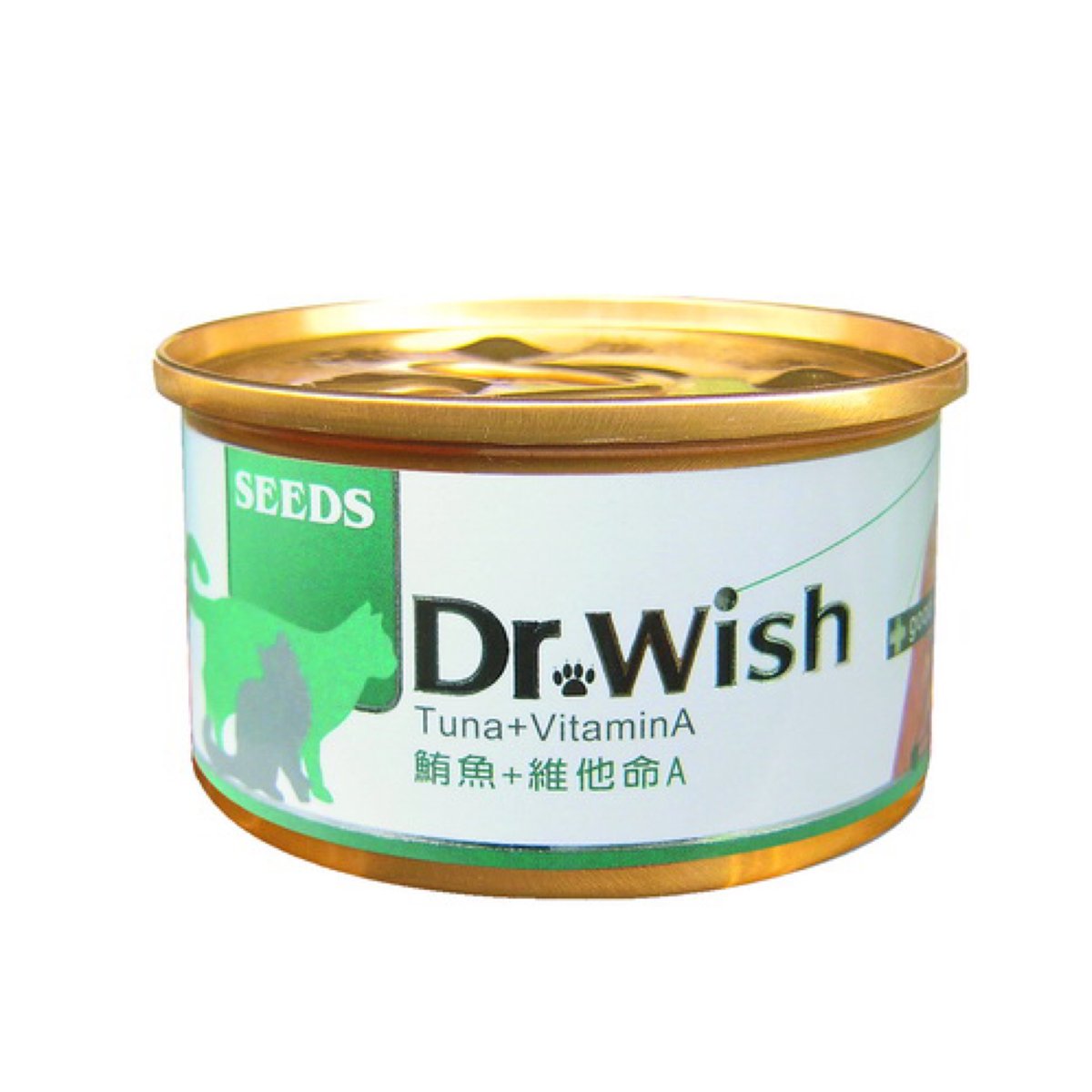 SEEDS - Dr Wish營養慕絲-鮪魚+維他命A貓罐頭 台灣銷量No.1貓罐頭品牌 幫助皮膚健康 視力健康  獸醫推薦 全天然無穀物 適合老幼貓、體虛貓