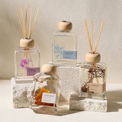 2026 New Preserved Flower Rattan Reed Diffuser | Cool Summer Home Fragrance Decor 26 年新款永生花藤枝香薰｜夏日清新香氛 居家療癒擺飾-Aquafilo