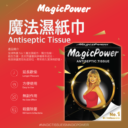 力神 魔法濕紙巾 magic power 