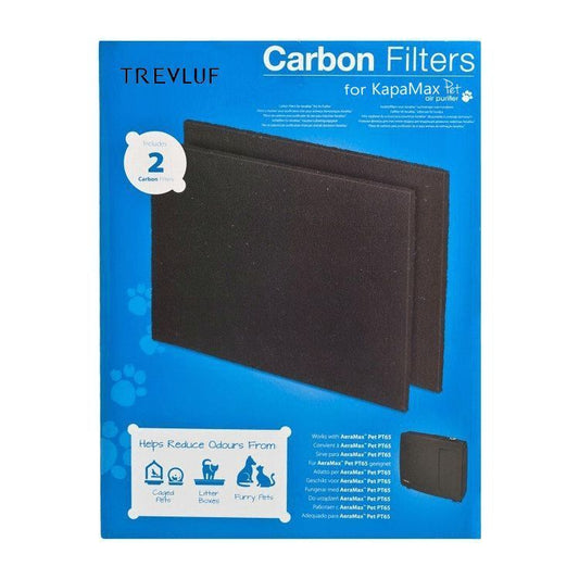 Trevluf PT65 Activated Carbon Filter, 2‑Pack (New Version for AeraMax PT65) Trevluf PT65活性炭濾網2片裝(AeraMax PT65新版本)
