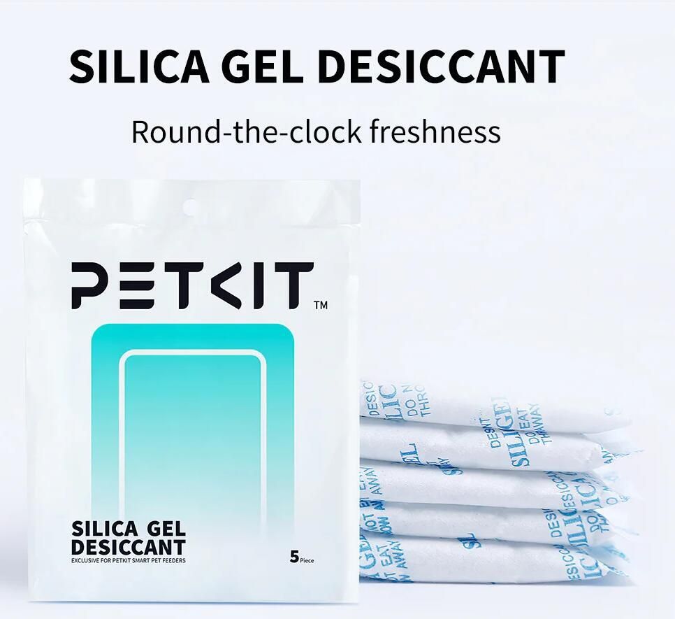 小佩PETKIT 智能餵食器防潮珠專用乾燥劑(適⽤於Fresh Element及YumShare 全系列餵食器) 新包裝｜一包＝5包獨立包裝｜每包可用1個月｜貓狗通用｜