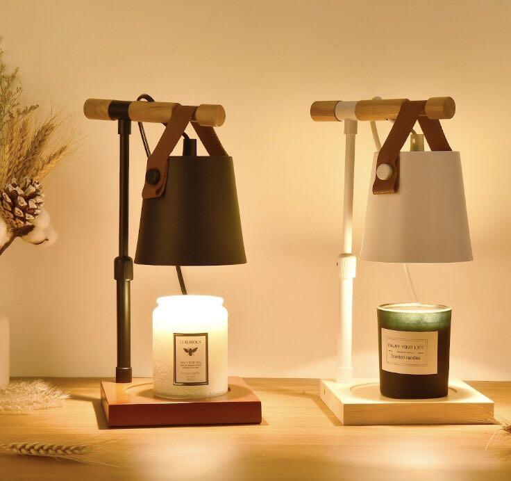 【半年保養】香薰融蠟燈 可定時 可調教光 香薰暖燈 蠟燭燭台 燭燈 蠟燭燈 融燭燈 可調教光度 Candle Warmer Candle light 