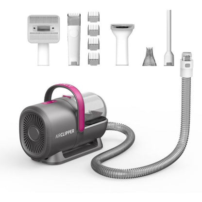 PETKIT AirClipper 5-in-1 Pet Grooming Kit | Vacuum Hair Remover | Dog & Cat Grooming Trimmer | Pet Vacuum Cleaner PETKIT - AirClipper 寵物5合1美容修毛器｜吸塵吸毛機｜寵物美容套件｜貓狗梳毛修剪機｜寵物吸塵機 香港原裝行貨 1年保養-Aquafilo