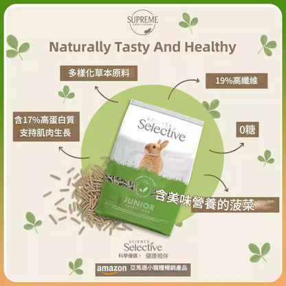 英國至尊Supreme科學精選幼兔兔糧高蛋白原裝進口2KG 英國製造 正品保證 順豐滿250免運費