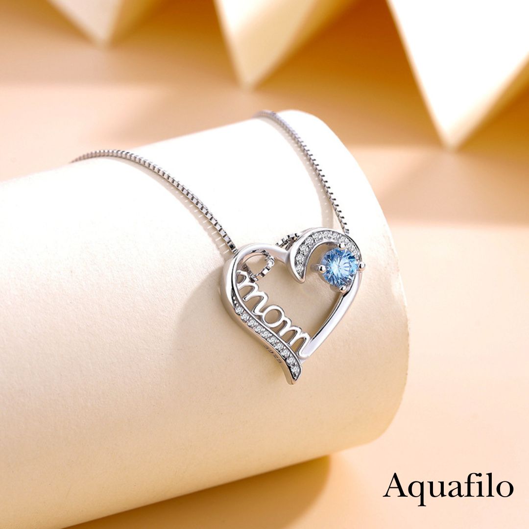 【Aquafilo】沁心·双境 雙色母愛純銀項鍊
