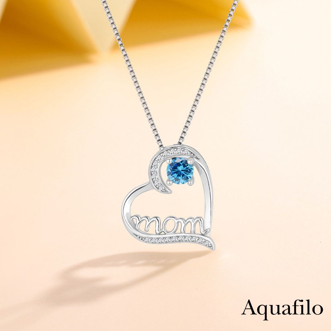 【Aquafilo】沁心·双境 雙色母愛純銀項鍊
