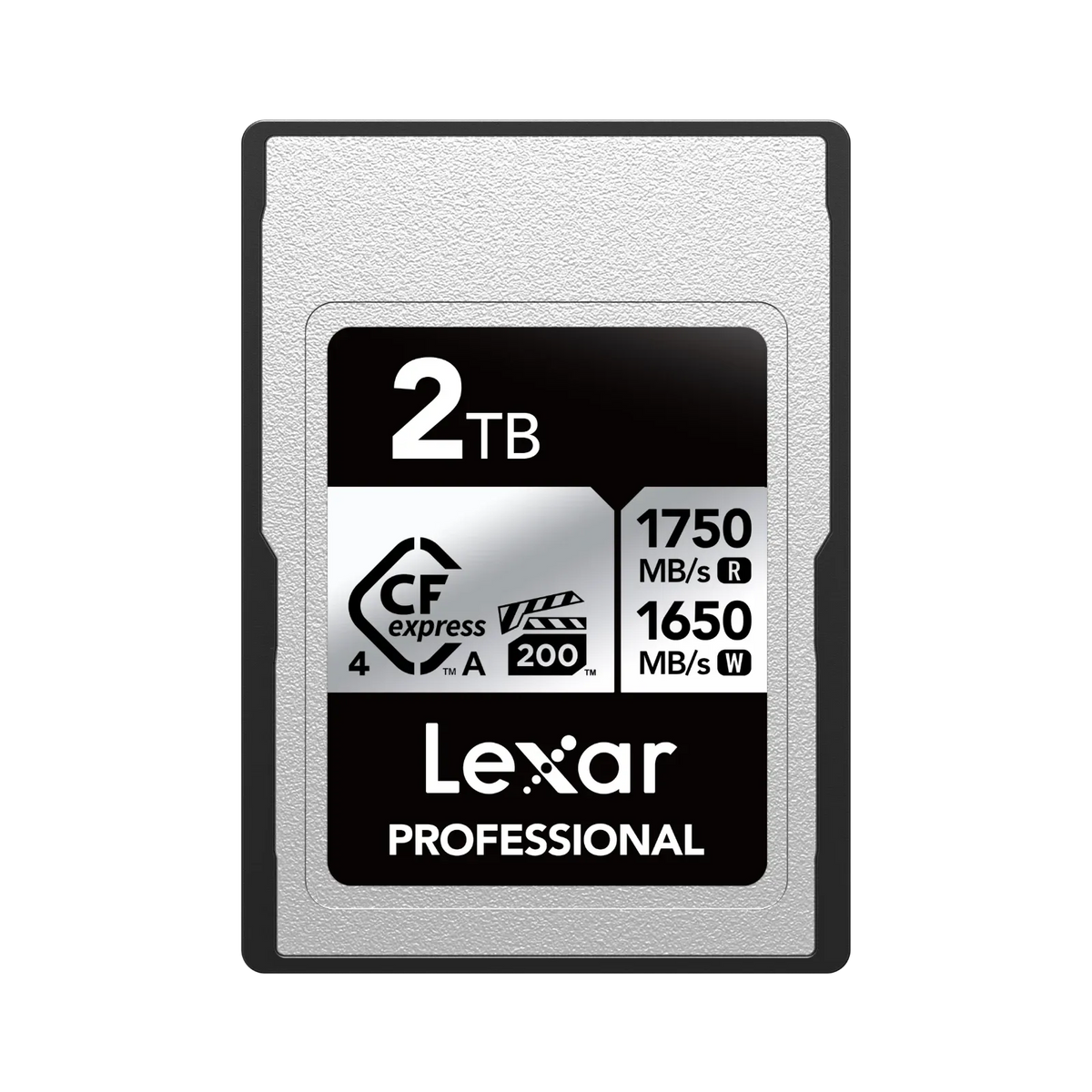 Lexar Professional SILVER CFexpres 4.0 Type A Card Up to 2TB (1750MB/s max read, 1650MB/s max write, sustained write speed 1300MB/s)-Aquafilo