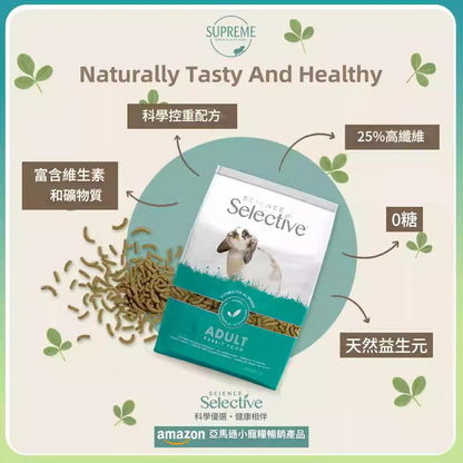 英國Supreme 高纖無糖成兔糧 Adult Rabbit Food 英國製造 正品保證