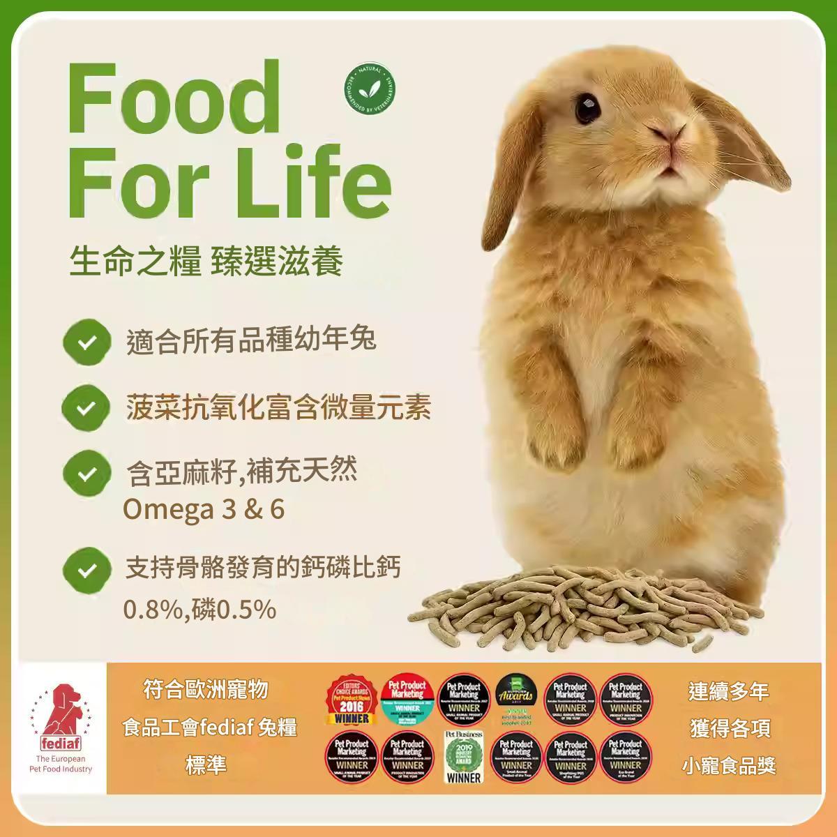 英國至尊Supreme科學精選幼兔兔糧高蛋白原裝進口2KG 英國製造 正品保證 順豐滿250免運費