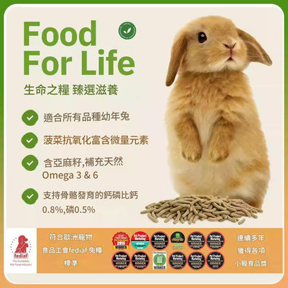 英國至尊Supreme科學精選幼兔兔糧高蛋白原裝進口2KG 英國製造 正品保證 順豐滿250免運費