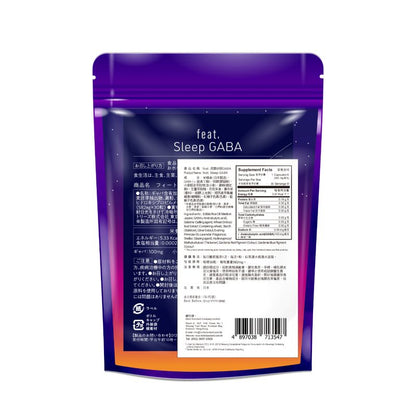 Feat - 深層好眠GABA 30粒 日本製造 解失眠 美容覺 深層睡眠 助眠 