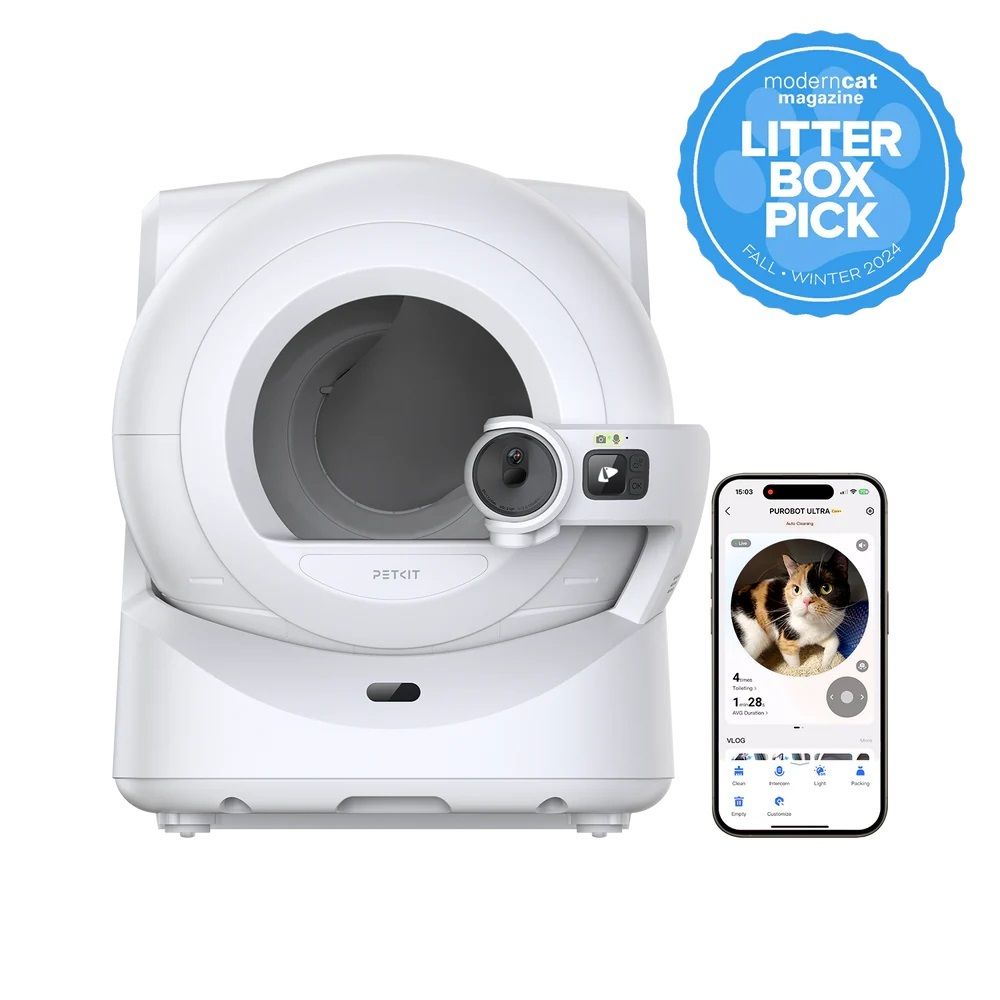 PUROBOT ULTRA AI Smart Automatic Cat Litter Box PUROBOT ULTRA AI 智能鏡頭全自動貓廁所-Aquafilo