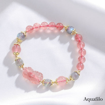 Blossom of Fortune · Amber Whisper Bracelet 