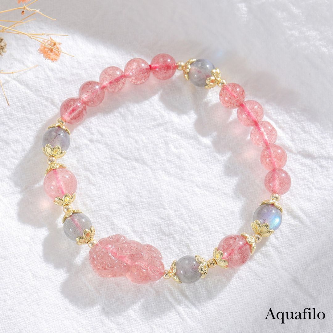 Blossom of Fortune · Amber Whisper Bracelet 