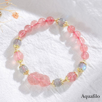Blossom of Fortune · Amber Whisper Bracelet 