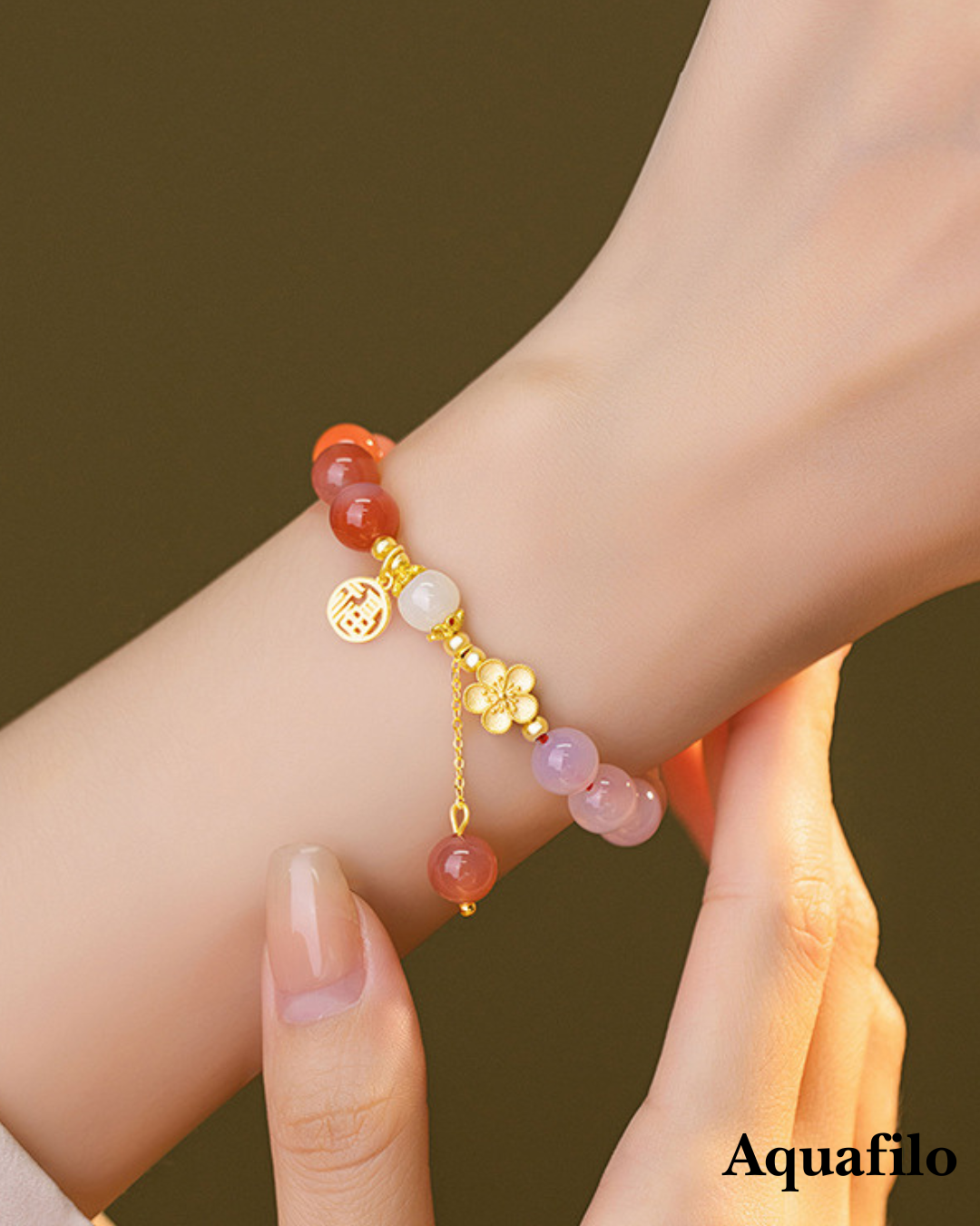 Aquafilo Heart of Sakura · Serendipity Bracelet
