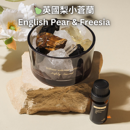 限時順豐包郵 天然水晶淨化擴香禮盒組 Natural Purifying Diffuser Crystal Gift Box with Essential oil Limited SF Express Free Shipping