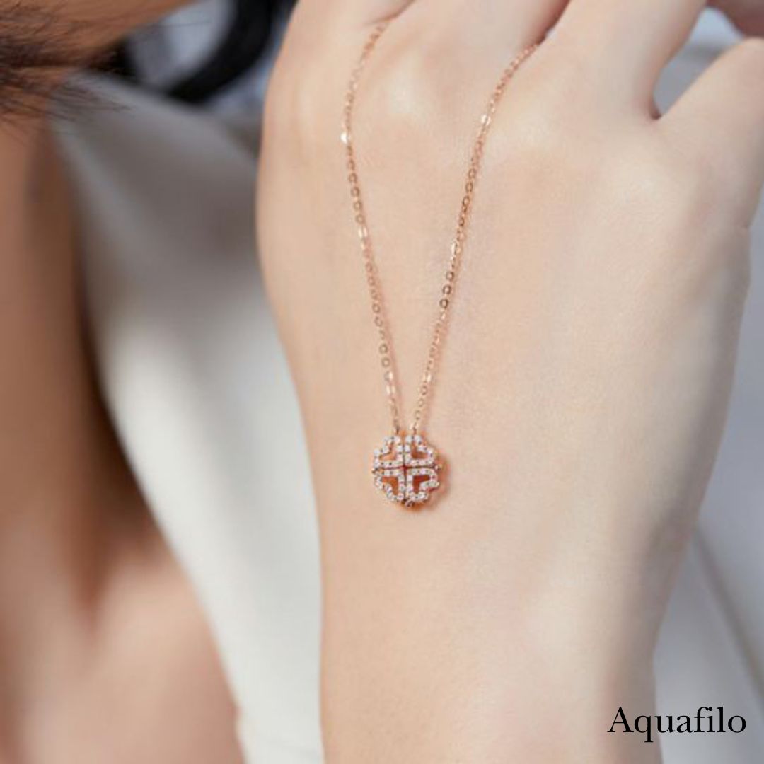 aquafilo 四葉靈契·疊變秘語」項鏈 Clover Alchemy · Transformative Whisper Necklace