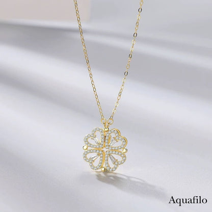 aquafilo 四葉靈契·疊變秘語」項鏈 Clover Alchemy · Transformative Whisper Necklace