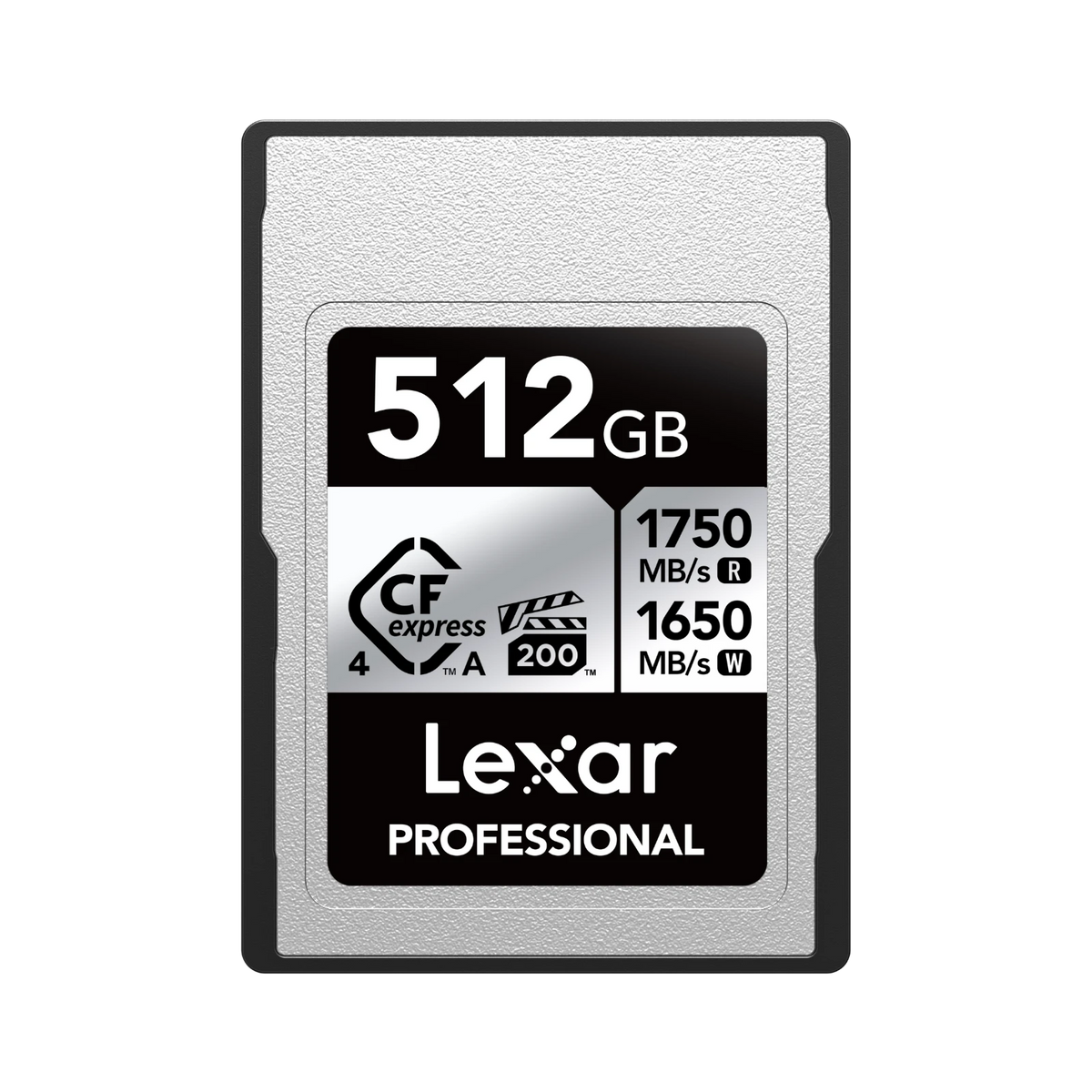 Lexar Professional SILVER CFexpres 4.0 Type A Card Up to 2TB (1750MB/s max read, 1650MB/s max write, sustained write speed 1300MB/s)-Aquafilo