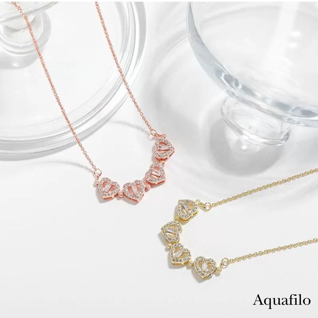 aquafilo 四葉靈契·疊變秘語」項鏈 Clover Alchemy · Transformative Whisper Necklace