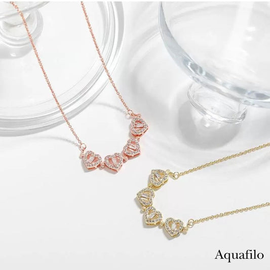 aquafilo 四葉靈契·疊變秘語」項鏈 Clover Alchemy · Transformative Whisper Necklace