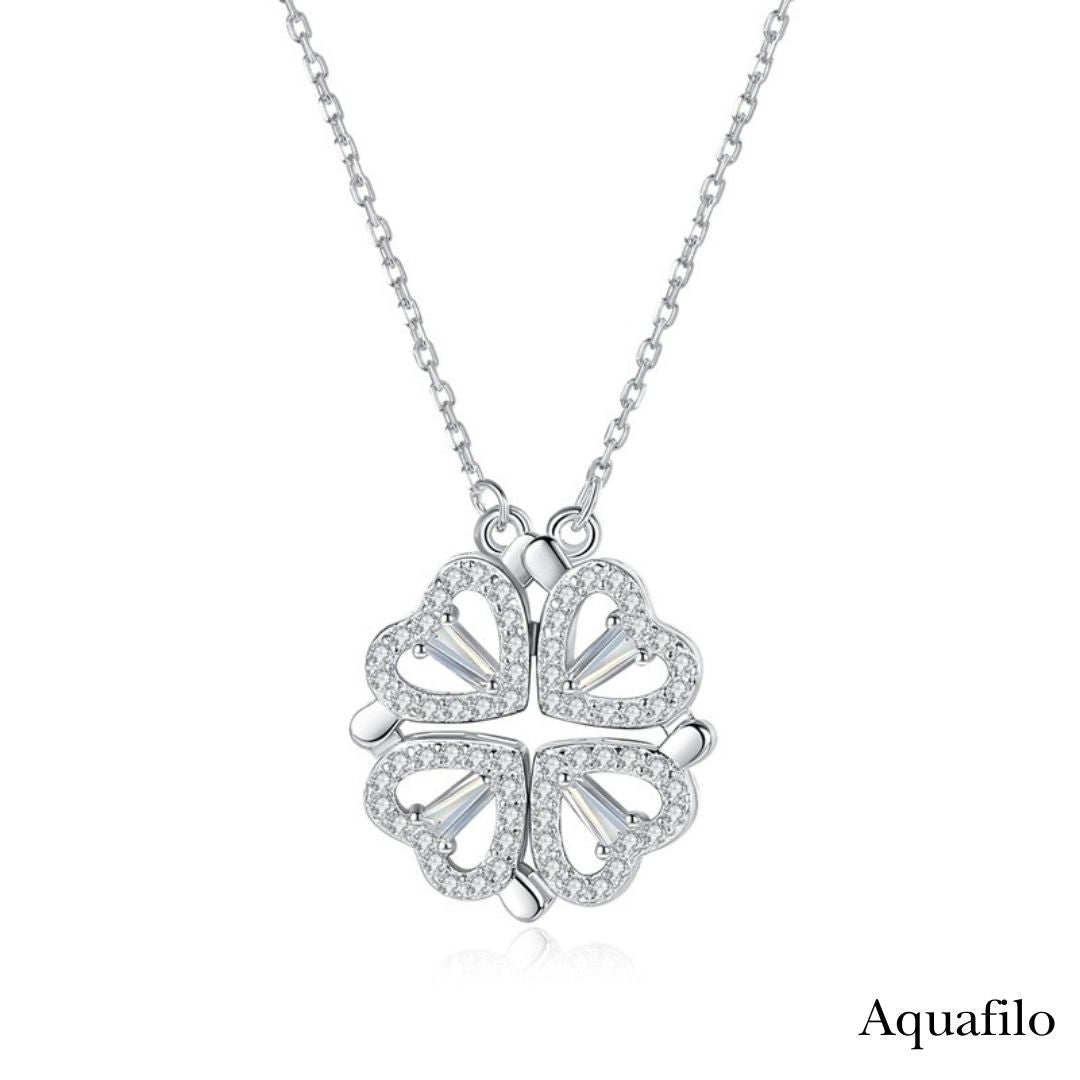 aquafilo 四葉靈契·疊變秘語」項鏈 Clover Alchemy · Transformative Whisper Necklace