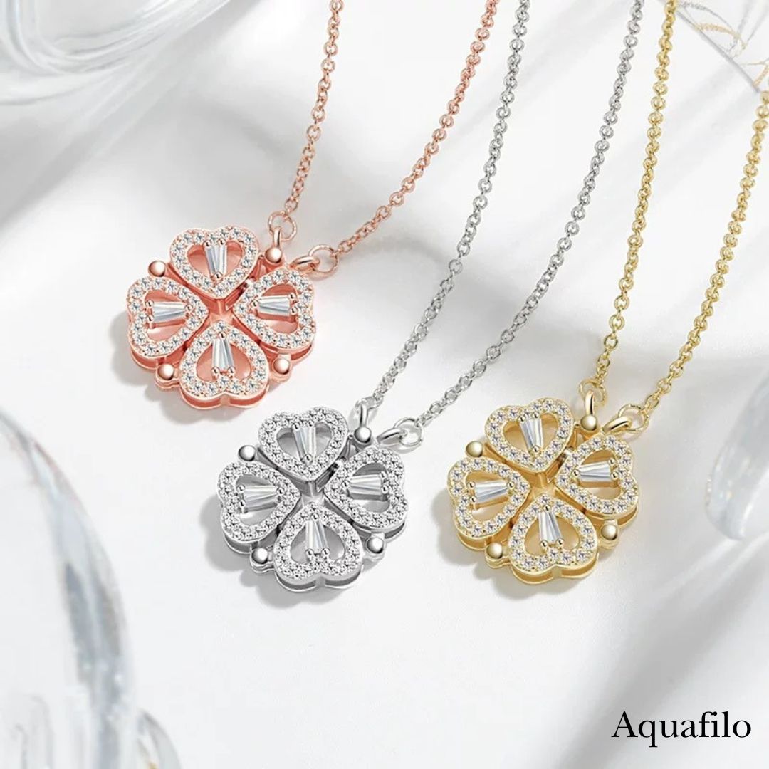 aquafilo 四葉靈契·疊變秘語」項鏈 Clover Alchemy · Transformative Whisper Necklace