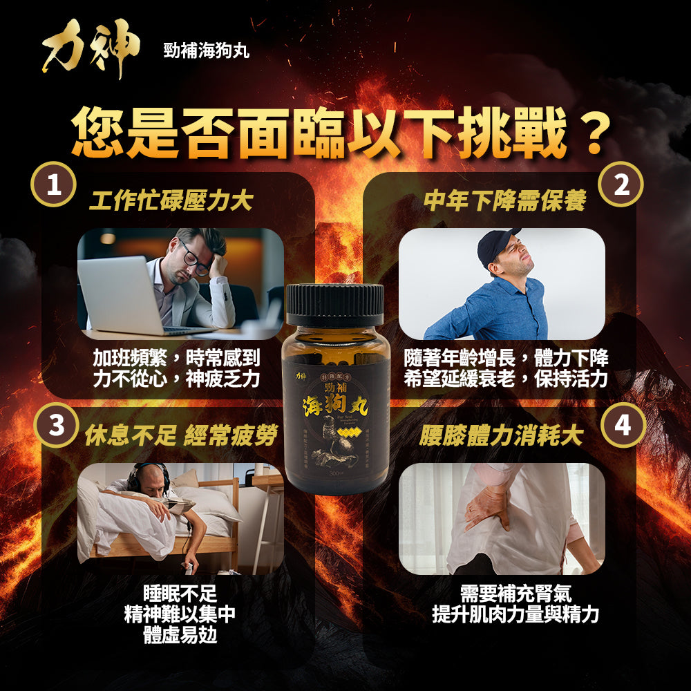 力神 勁補海狗丸 300粒