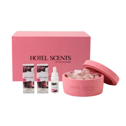 5-Star Hotel Scent Crystal Diffuser Gift Box, Industrial Matte Cement Scent Stone, 600g Large Capacity Home Aroma Therapy 五星級飯店香氛晶石禮盒 工業風磨砂水泥擴香石 大容量 600g 居家療癒香薰-Aquafilo