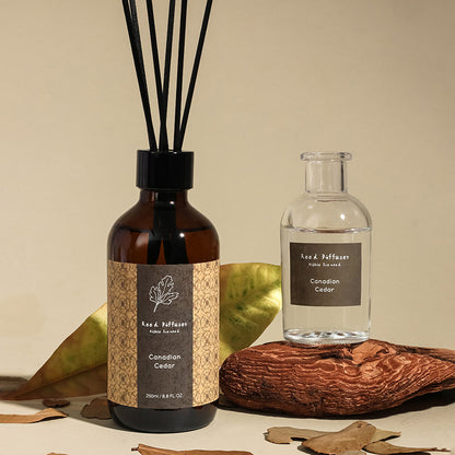 Scented Realm Woody Reed Diffuser Starter Set with Refill-3028