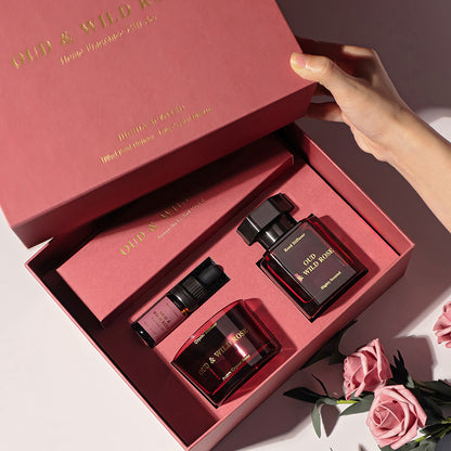 新年無火香薰晶石套裝禮盒（附精美手拎袋）禮物 New Year Reed Diffuser & Crystal Gift Set (With Exquisite Tote Bag)
