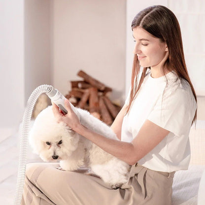 PETKIT AirClipper 5-in-1 Pet Grooming Kit | Vacuum Hair Remover | Dog & Cat Grooming Trimmer | Pet Vacuum Cleaner PETKIT - AirClipper 寵物5合1美容修毛器｜吸塵吸毛機｜寵物美容套件｜貓狗梳毛修剪機｜寵物吸塵機 香港原裝行貨 1年保養-Aquafilo