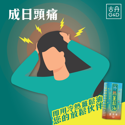 萬寧有售 香港原裝正貨 G&D 古丹冷熱薑鬆油50ML