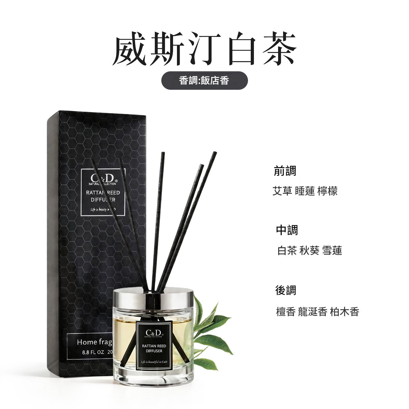 Luxury Hotel Scent Reed Diffuser | Long Lasting Indoor Fragrance 五星酒店香氛 200ml大容量無火香薰 藤條擴香 家用持久留香擺件 臥室衛浴高級香氛-Aquafilo