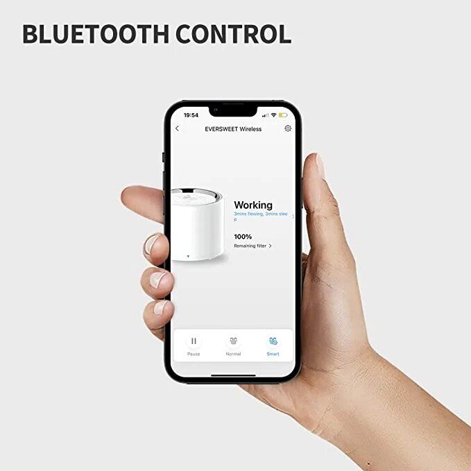 PETKIT - Eversweet 3 Pro 第6代寵物智能無線水泵飲水機 SUS 304 (帶電源線)-Aquafilo