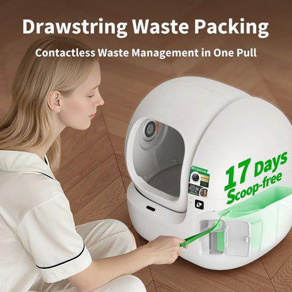 PETKIT 小佩 - PUROBOT MAX PRO 2 AI智能全⾃動貓廁所｜貓廁所｜智能貓廁所｜電動貓砂盆｜網絡攝影機｜監控｜寵物Cam｜IP Cam PETKIT - PUROBOT MAX PRO 2 Smart Automatic Cat Litter Box-Aquafilo