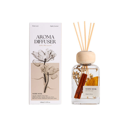 2026 New Preserved Flower Rattan Reed Diffuser | Cool Summer Home Fragrance Decor 26 年新款永生花藤枝香薰｜夏日清新香氛 居家療癒擺飾-Aquafilo
