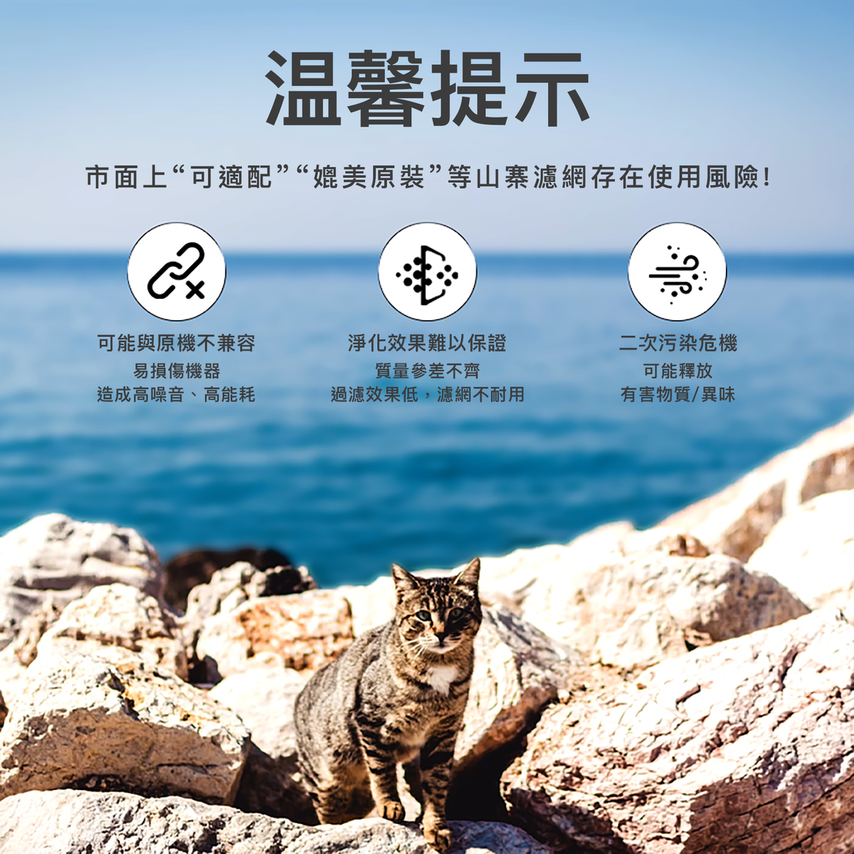 TREVLUF - PäK Exclusive KattPure H13 HEPA Filter (1 Piece) TREVLUF - PäK專⽤KattPure H13 HEPA濾網 1⽚裝  香港原廠行貨