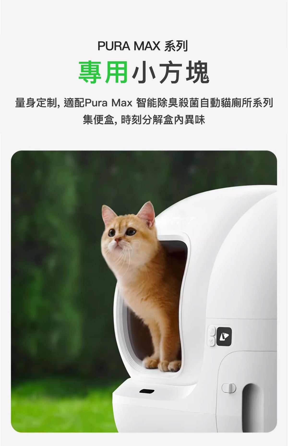 PETKIT - Pura Max智能貓廁所專用 N50 2.0除臭方塊 PETKIT Pet Odor Eliminator N50 2.0 (For Pura Max)-Aquafilo