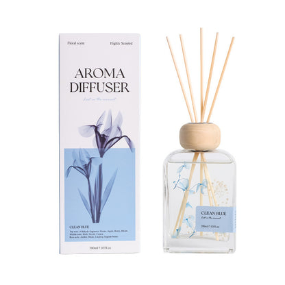 2026 New Preserved Flower Rattan Reed Diffuser | Cool Summer Home Fragrance Decor 26 年新款永生花藤枝香薰｜夏日清新香氛 居家療癒擺飾-Aquafilo