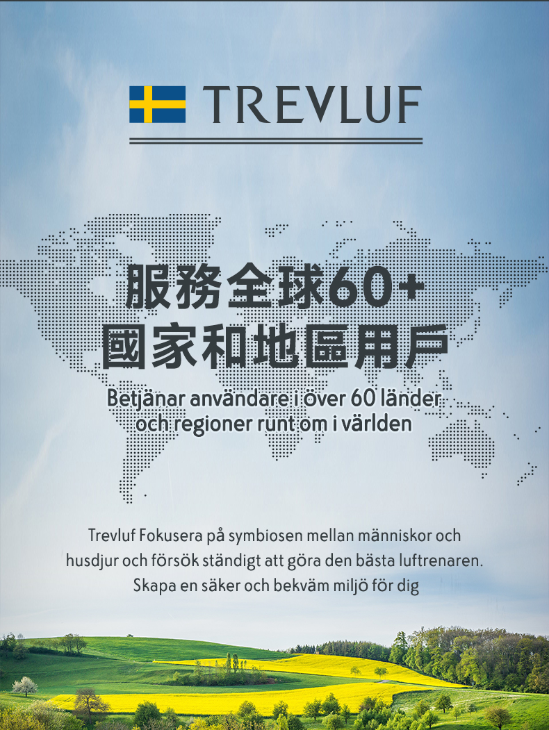 TREVLUF‑PäK Powerful Pet‑Hair Suction Smart Air Purifier Genuine licensed product | 2‑year warranty TREVLUF - PäK 強力吸毛智能空氣淨化機 原裝行貨 | 兩年保養-Aquafilo